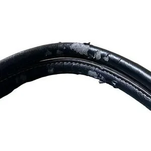 Tignanello Women's Blue Genuine Leather Floral Shoulder Handbag With Wallet Set