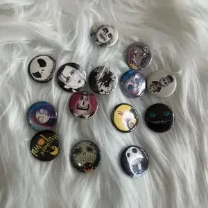 Tim Burton Button Set