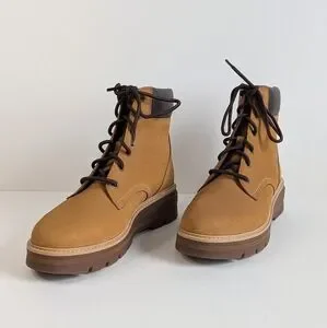 Timberland Cheyenne Valley Mid Lace-Up Wheat Nubuck Hiking Boot - Sz 9½