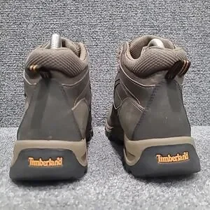 Timberland Mt. Maddsen Waterproof Mid Hiking Boot Dark Brown Boy's US 5.5