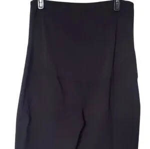 Time And Tru Maternity Women's Black High-Waisted Leggings Size L (12-14)