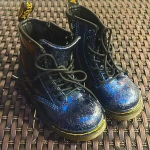 Toddler size 9 Dr Martens 1460 glitter cosmo boot-excellent condition