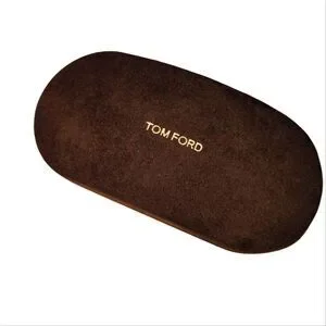 Tom Ford Brown Velvet Eyeglass Case