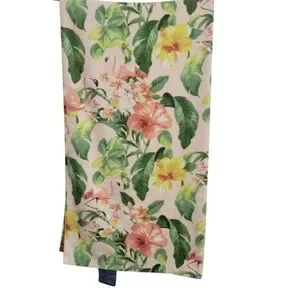 Tommy Bahama Hibiscus Grove Bath Towel Floral Flamingo 28" x 56"