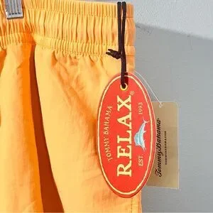 Tommy Bahama Relax Orange Swim Trunks Size XL