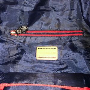 Tommy Hilfiger Black Quilted Diaper/Tote Bag