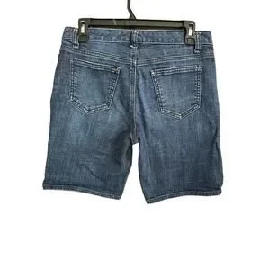 Tommy Hilfiger Size 6 Denim Shorts Modest Flat Front