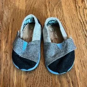 Toms Gray/blue Wool Classic Loafer 3