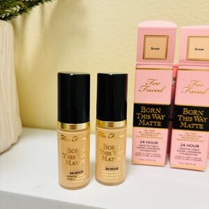 Too faced Born This Way Foundation - Snow 5 Ml Each