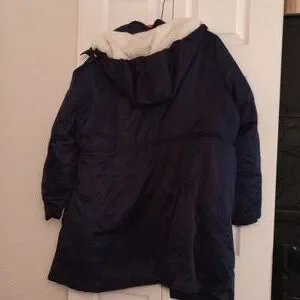 Torrid Blue Winter Jacket Mid-length Size 1 Women Female