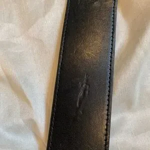 Tory Burch Black Leather Belt Sz S