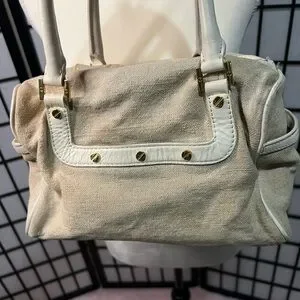 ✨Tory Burch Tan And Cream Satchel