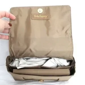 ToteSavvy Change Kit Crossbody Bag in Fawn NWT