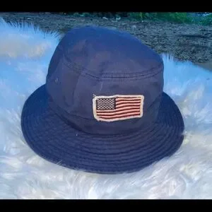 Tractor Supply USA American Flag DAD HAT BUCKET HAT SUN SHADE Navy small/Medium