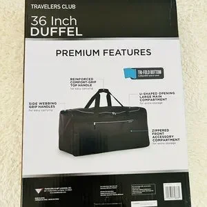 Travelers Club 36 Inch Duffel Bag
