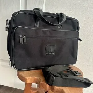 Travelpro Crew Bag C3 Black Carry On Briefcase Boarding Bag Shoulder Strap