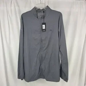 Travis Mathew NWT Surefside Full Zip Jacket Quiet Shade Grey Heather XL