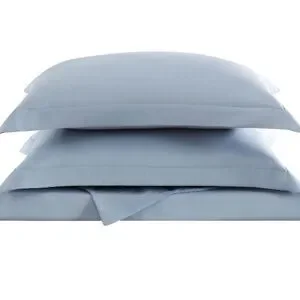Truly Soft Light Blue Reversible KING Duvet Set
