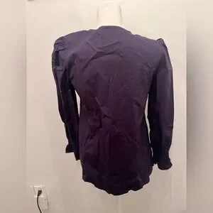 Tuckernuck Pomander Place Easton Swing Blouse Navy Small