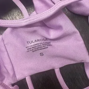 Tularosa Swim Bikini Top In Purple Sz S