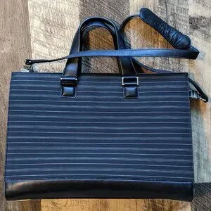 Tumi Laptop Travel Messenger Bag Crossbody Stripes
