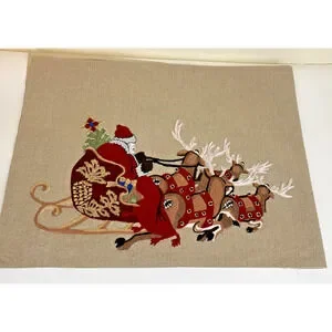 Twas the Night Before Christmas design Sample Table topper