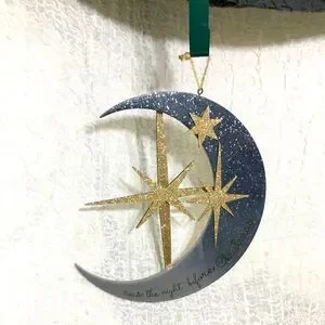" Twas The Night Before " Star & Moon Wall Decor