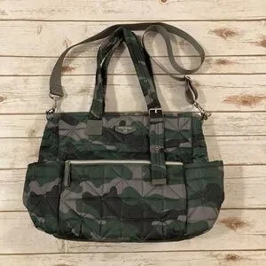 Twelvelittle Carry Love Quilted Large Tote Baby Diaper Bag 3.0 Camo