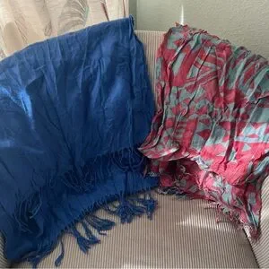 Two for one colorful scarf/pashmina