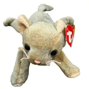 Ty Beanie Baby Scat The Cat DOB May 27 1998
