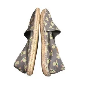 Ubuntu Star Wars The Child Grogu Mandalorian Slip On Espadrilles Women’s Size 10