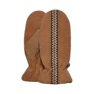 Ugg Chestnut Tasman Mitten Genuine Leather Suede Large/X-Large