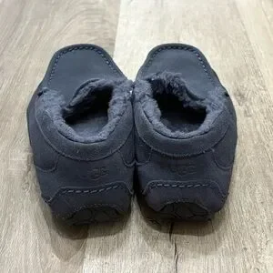 UGG Kids Ascot Slippers Grey/Blue Sz 5 US