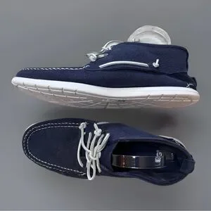 UGG LEATHER BOAT SHOES SZ 12 MENS BEACH MOC CHUKKA MOCCASIN LOAFERS NAUTICAL EUC