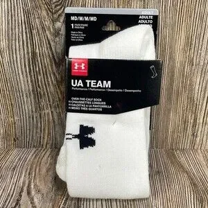 Under Armour Athletic Socks Adult Team Over-The-Calf UA Size Medium 1-Pair
