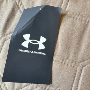 Under Armour Little Boys 24 Months Long Sleeve T-shirt Gray Steel Blue Logo NWT