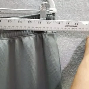 Under Armour Men Activewear Track Pants XL Gray Straight Drawstring 31" Inseam