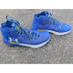 Under Armour Mens Steph Curry Sneakers 9.5 Royal Blue (3)III Zero(1298308-400)