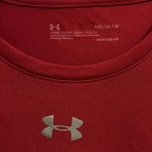 Under Armour Red Short Sleeve Performance Tee