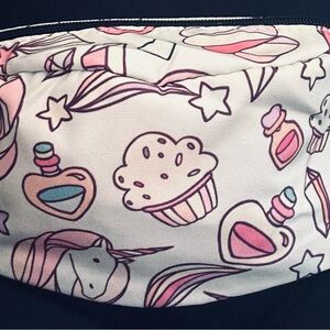 Unicorn Fanny Pack Unisex Women’s Men’s Kid’s Size OS Blue and Pink