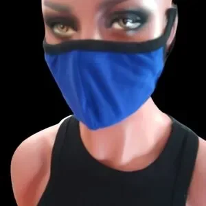 Unisex Royal Blue Face Mask Reusable Washable