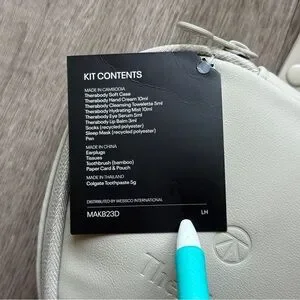 United Polaris Therabody Theraface Cream Amenity Travel Kit Pouch Storage Bag