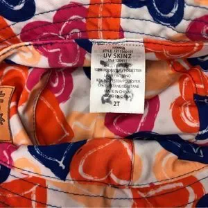 UV Skinz Child’s Reversible Sun Hat Blue And Orange Hearts