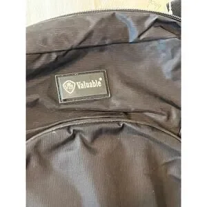 Valuable Brand Black Padded 21L School Backpack