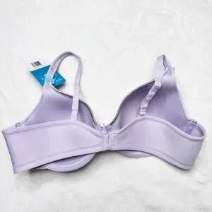 Vanity Fair Body Caress Underwire Bra In Gentle Lavender Purple Size 40C NEW