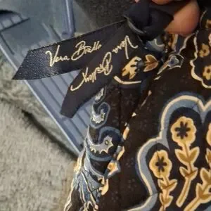 Vera Bradley Blue Paisley Messenger Bag Crossbody 13x12