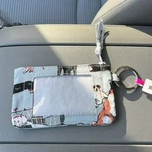 Vera Bradley Dog Zip Id Case NWT