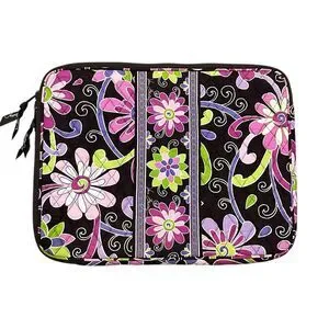 Vera Bradley Laptop Sleeve Case Purple Punch Retired Pattern. Rare