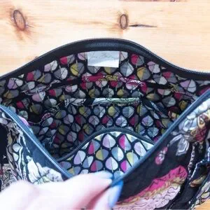 Vera Bradley Moon Blooms Adjustable Crossbody Purse Bag
