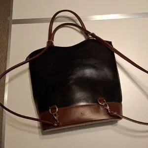 Vera Pelle Borse In Italy Leather Shoulder Bag Backpack No Callouts